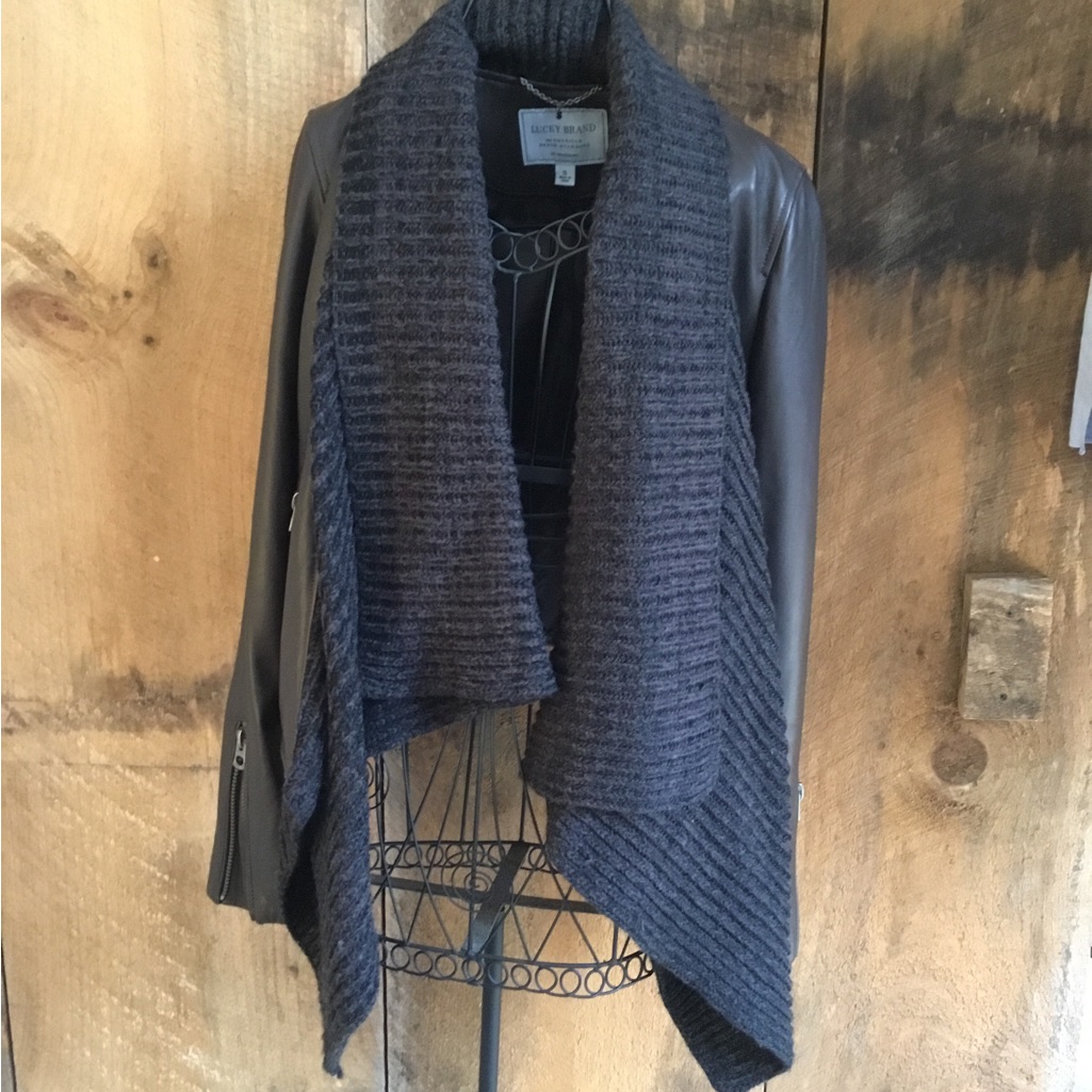 Lucky Brand Moto Shrug Jacket